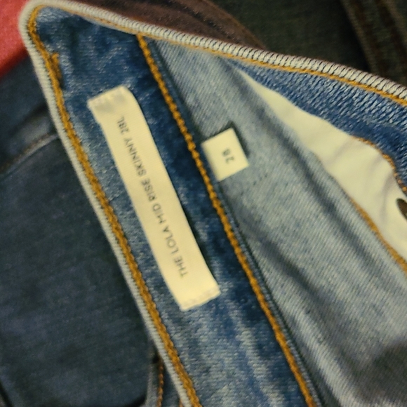 NWOT aritzia denim forum lola mid-rise skinny blue jeans 28, 28L - Picture 7 of 7